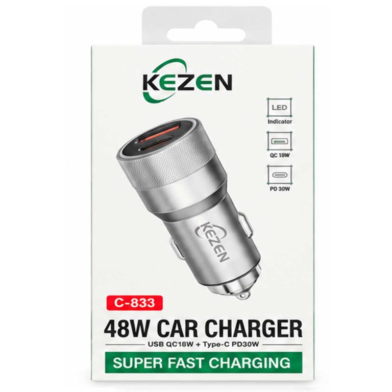 شارژر فندکی کزن KEZEN C833