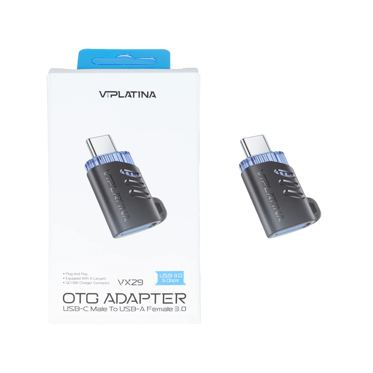 مبدل USB به Type-C ویپلاتینا VIPLATINA VX29