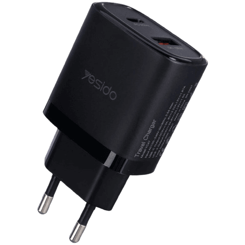 شارژر 20 وات یسیدو Yesido YC47 (همراه با کابل Type-C به Lightning)